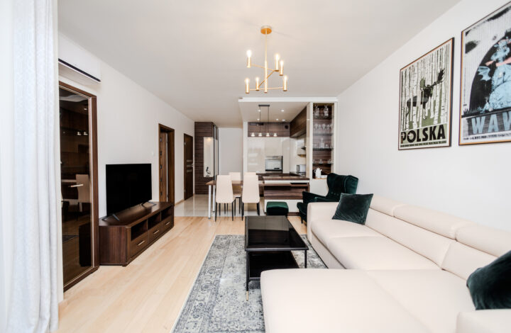 Przestronny apartament z tarasem – Wiślane Tarasy