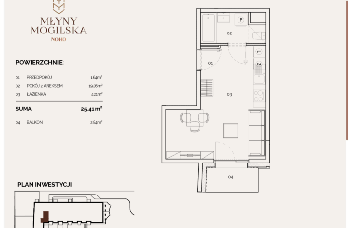 Kawalerka w stanie deweloperskim w NOHO