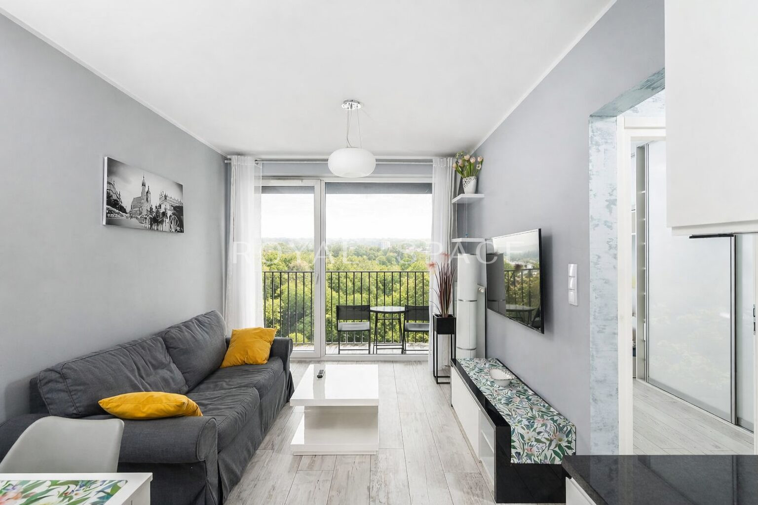 Kвартира з балконом, 8 поверх | Myśliwska 66