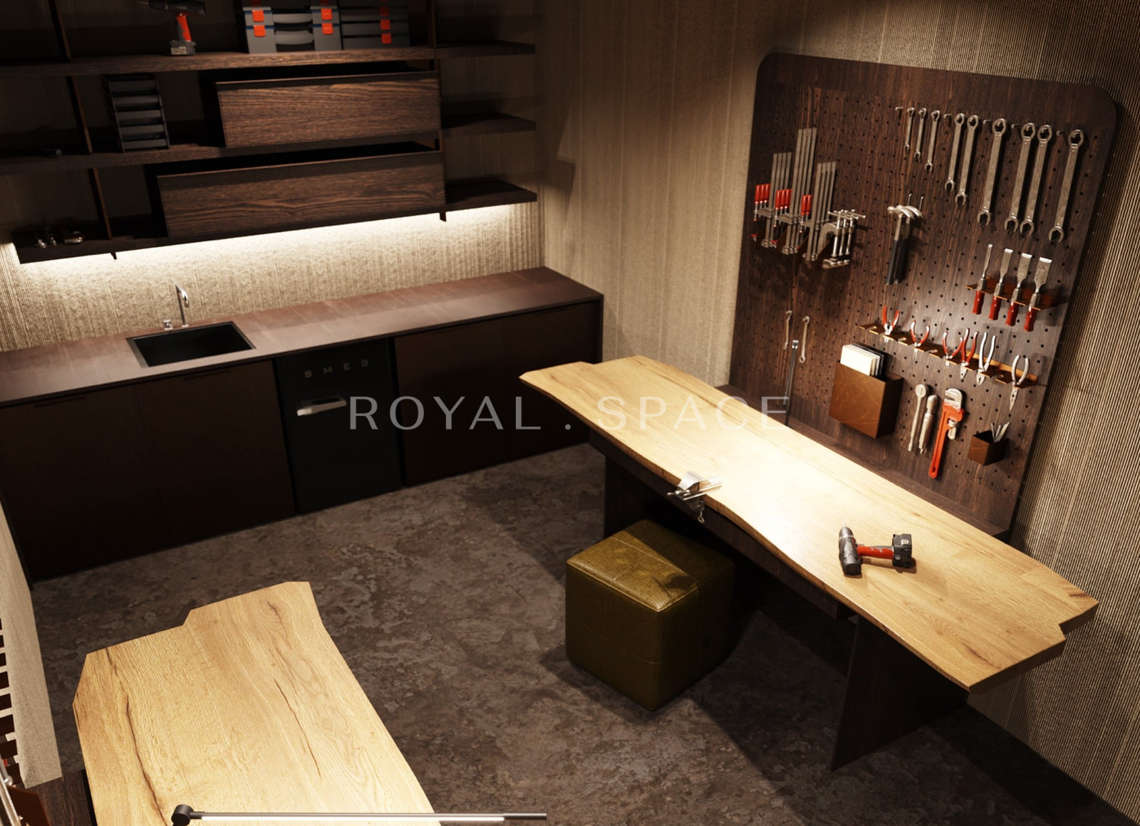 3-room apartment with a 20-meter square terrace