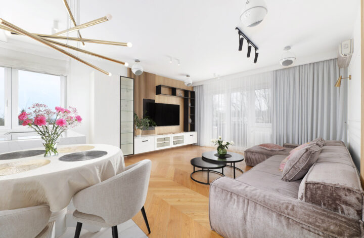 Nowoczesny apartament z tarasem i 3 sypialniami