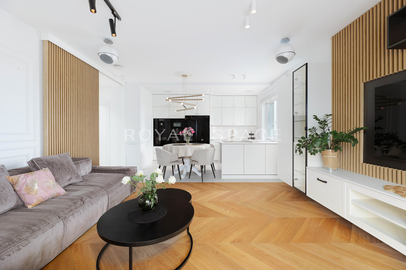 Nowoczesny apartament z tarasem i 3 sypialniami