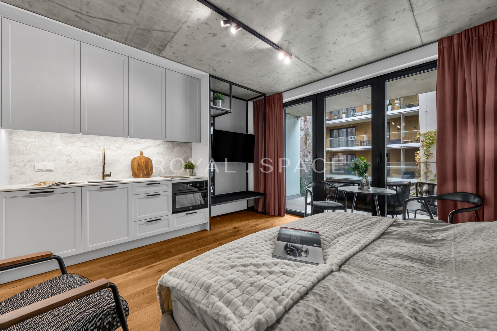 Stylowy apartament z loggią przy Emilii Plater 15!