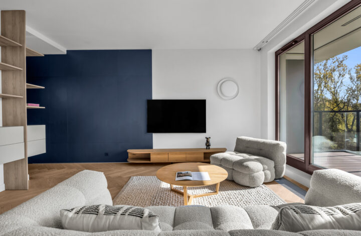 Luksusowy apartament z tarasem i widokiem na park