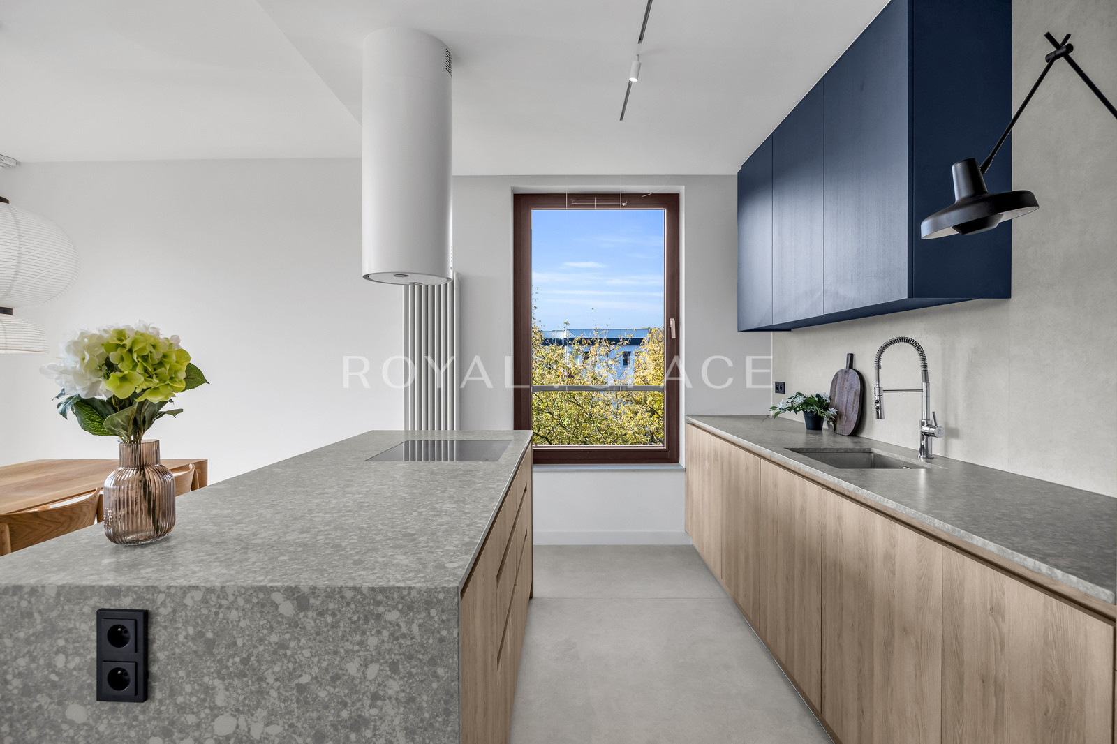 Luksusowy apartament z tarasem i widokiem na park