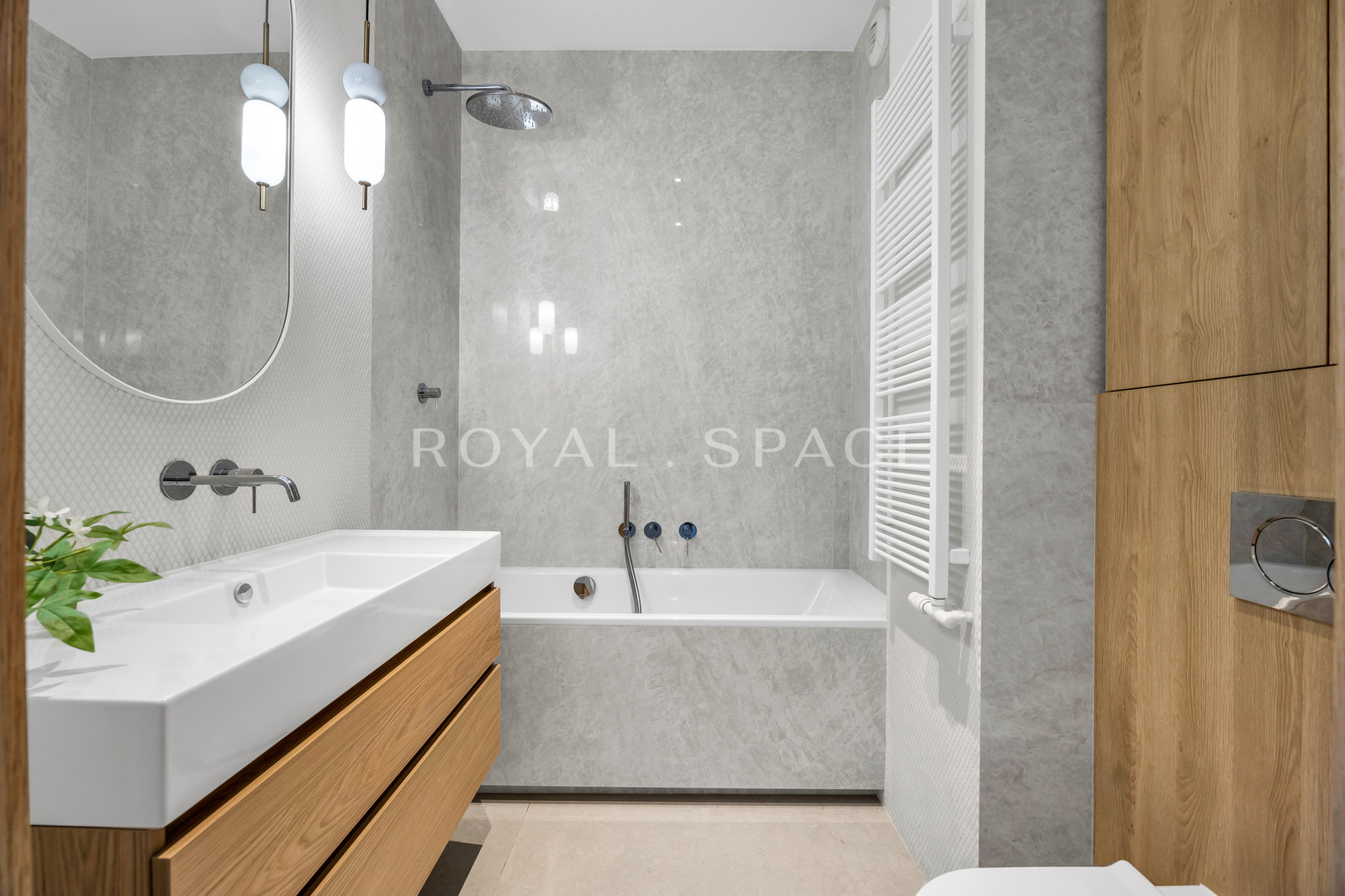 Luksusowy apartament z tarasem i widokiem na park