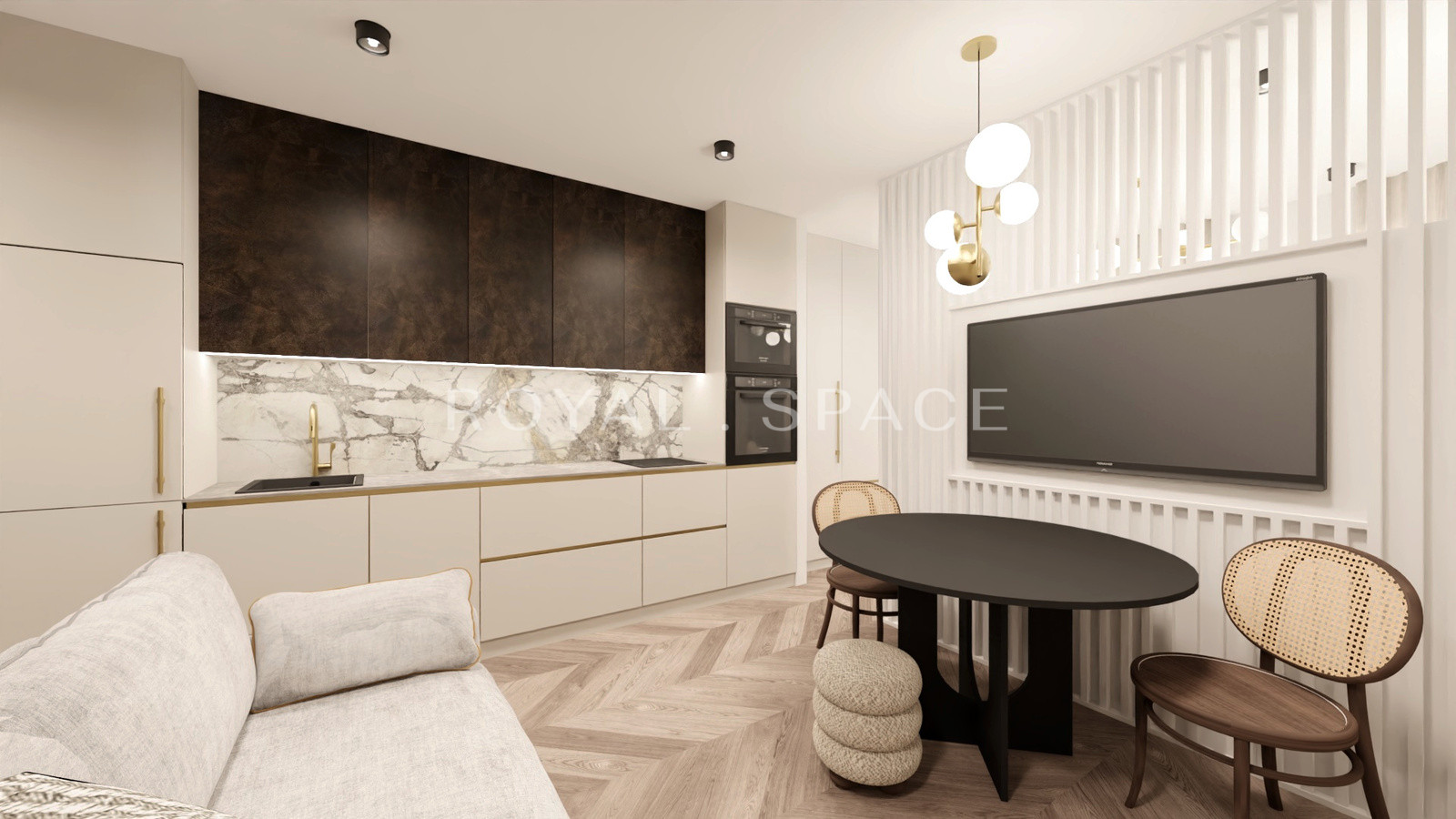 Comfortable studio with balcony | N14