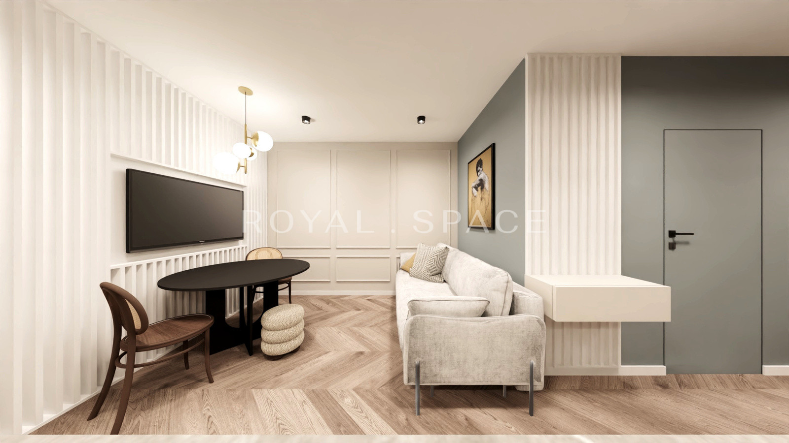 Comfortable studio with balcony | N14