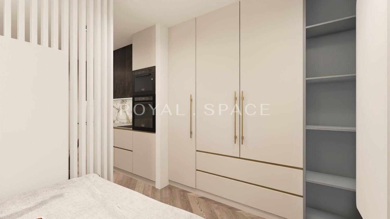 Comfortable studio with balcony | N14