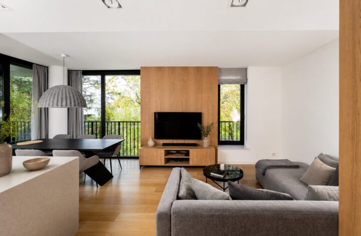 Przestronny apartament River Line | Wola Justowska