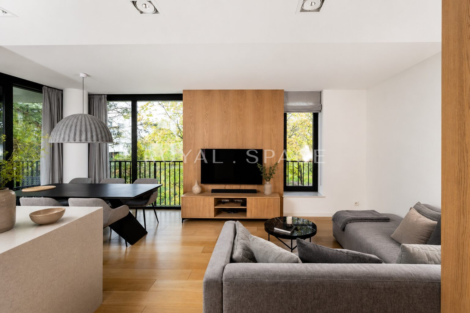 Przestronny apartament River Line | Wola Justowska