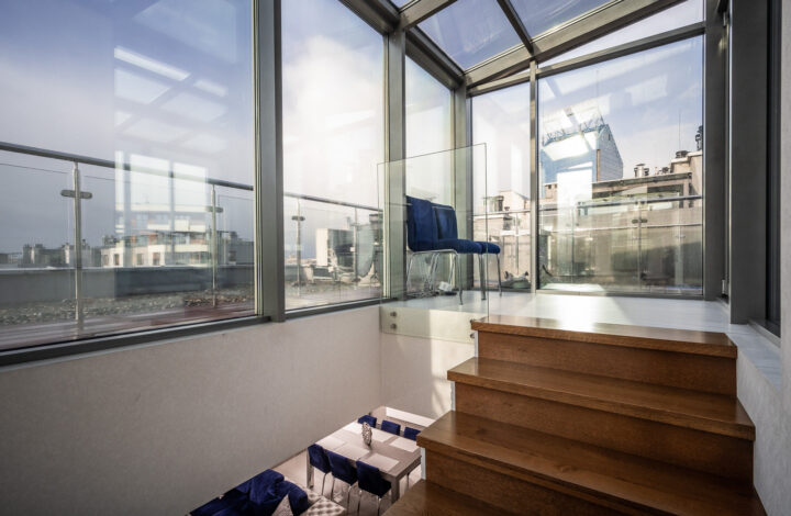 Apartament z tarasem i ogrodem zimowym na dachu!