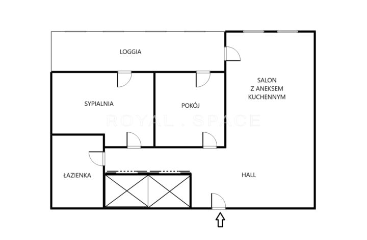 Elegancki apartament z loggią na Woli!