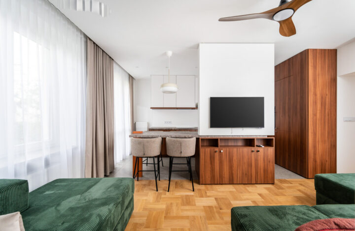 Mid-century style apartment in the center!