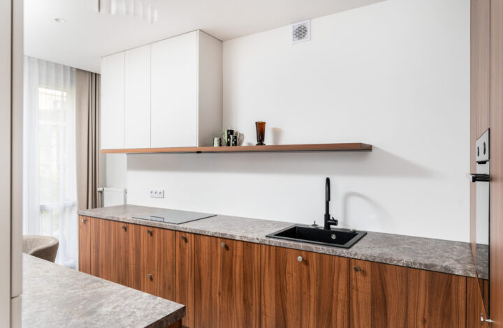 Mid-century style apartment in the center!