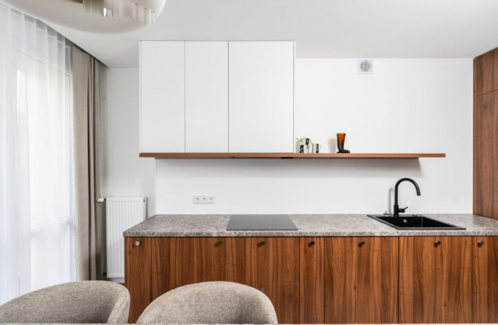 Mid-century style apartment in the center!