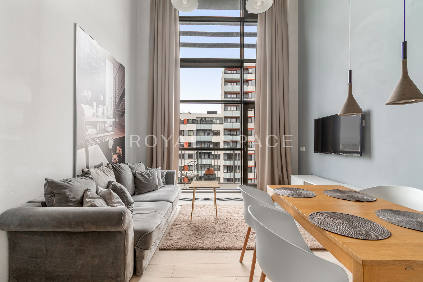 Duplex loft with A/C | Qbik Mokotów