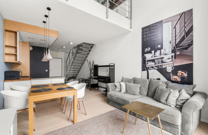 Duplex loft with A/C | Qbik Mokotów