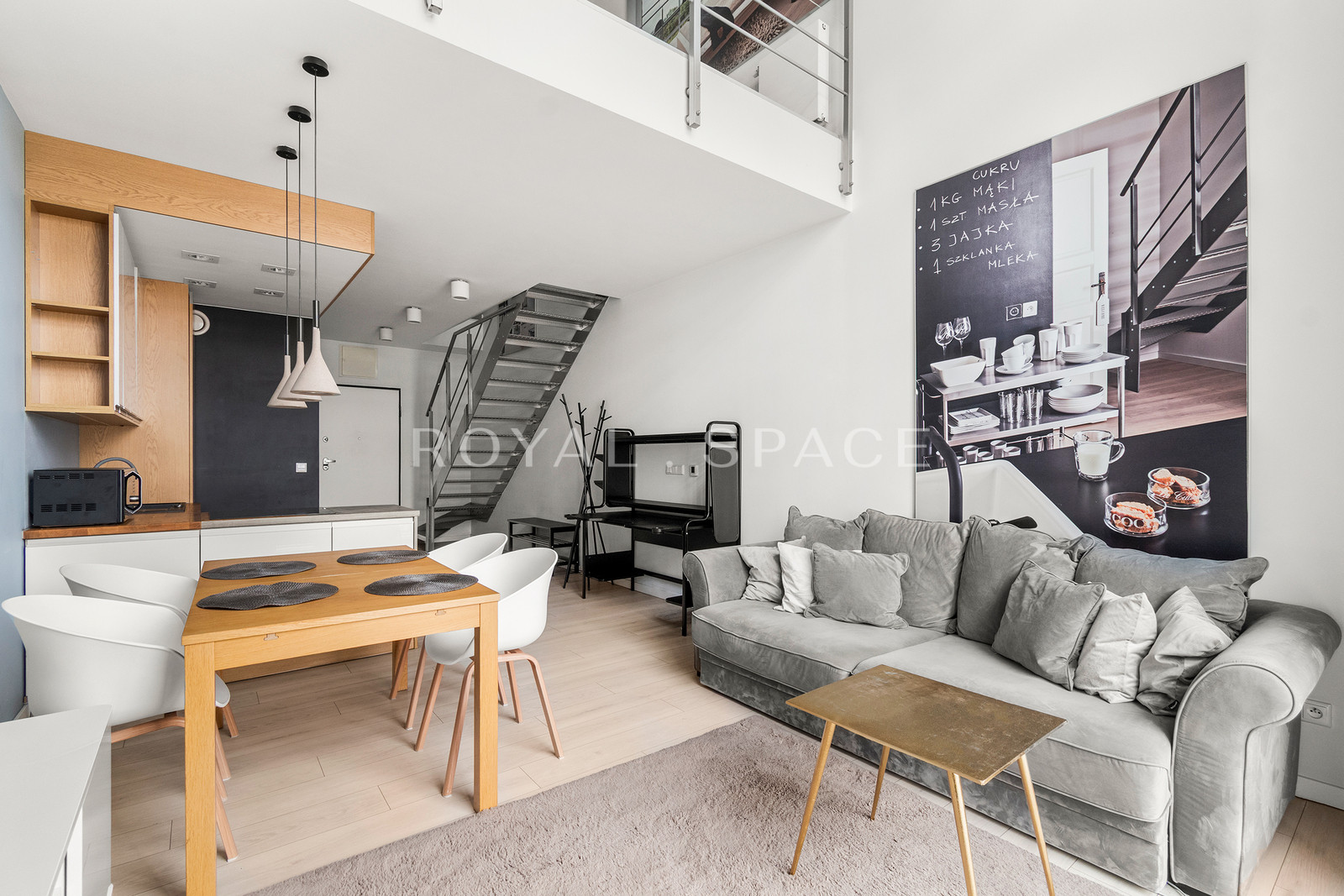Duplex loft with A/C | Qbik Mokotów