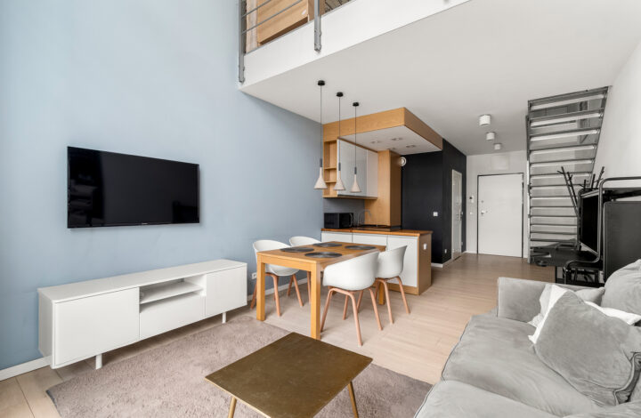 Duplex loft with A/C | Qbik Mokotów