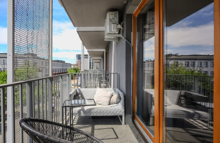 Stylowy apartament z 2 balkonami | MOCAK