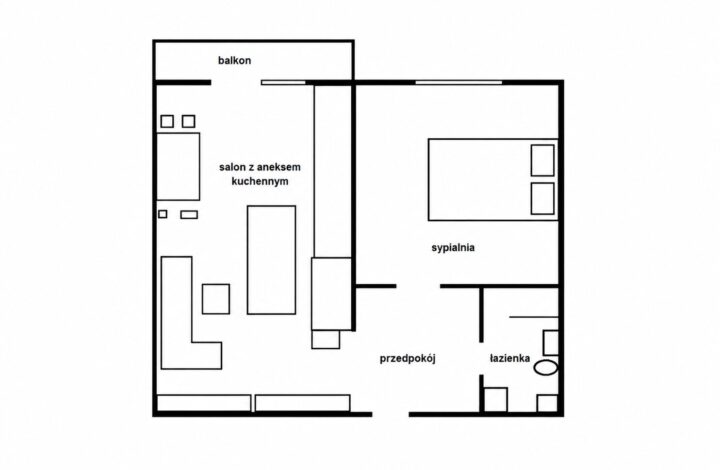 Nowoczesny 2-pokojowy apartament przy Wiśle!