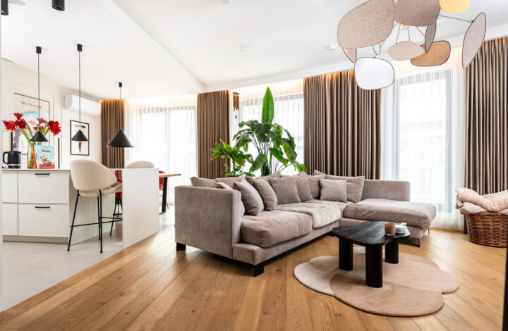 Nowoczesny apartament z balkonem | Wiślane Tarasy