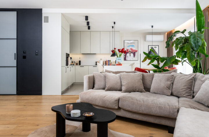 Nowoczesny apartament z balkonem | Wiślane Tarasy