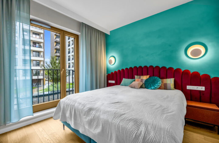 Designerski apartament z loggią | Wola
