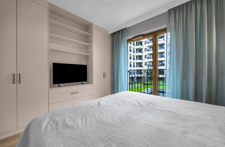 Designerski apartament z loggią | Wola