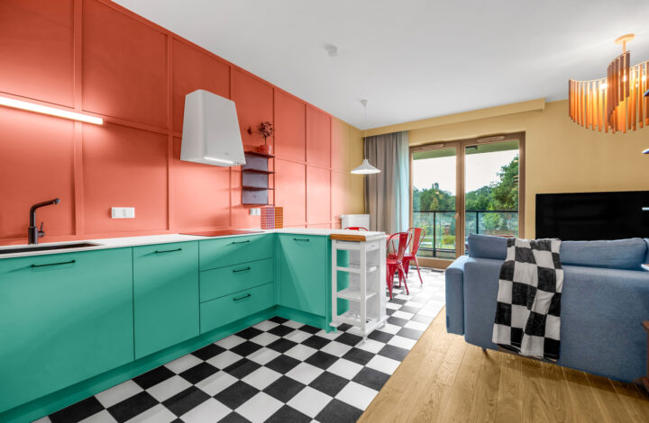 Designerski apartament z loggią | Wola