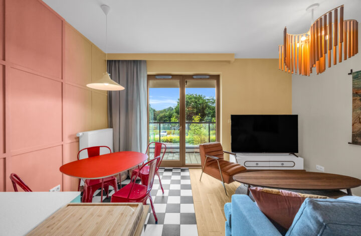 Designerski apartament z loggią | Wola