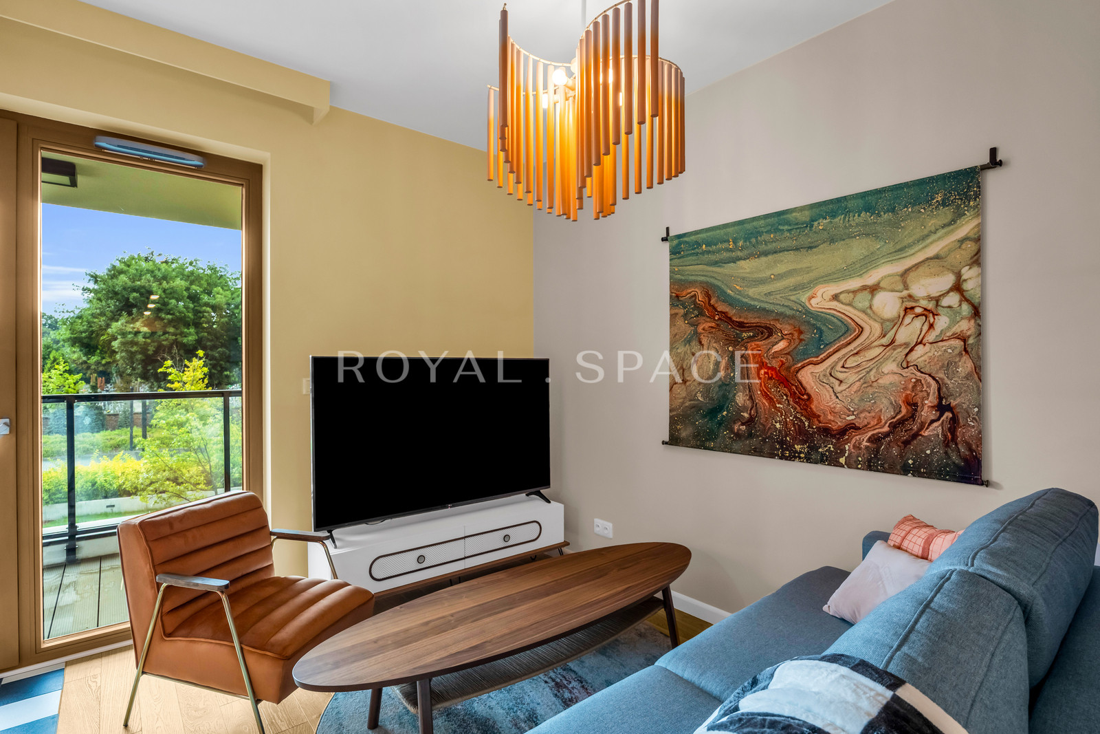 Designerski apartament z loggią | Wola