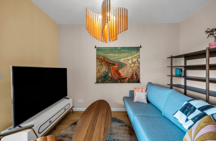 Designerski apartament z loggią | Wola