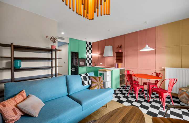 Designerski apartament z loggią | Wola