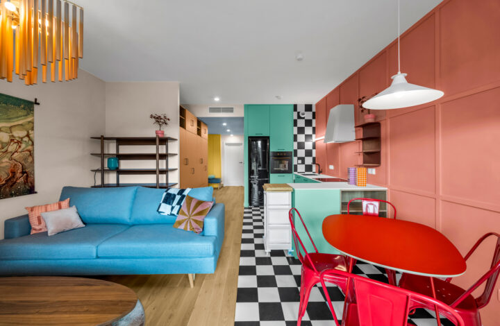 Designerski apartament z loggią | Wola