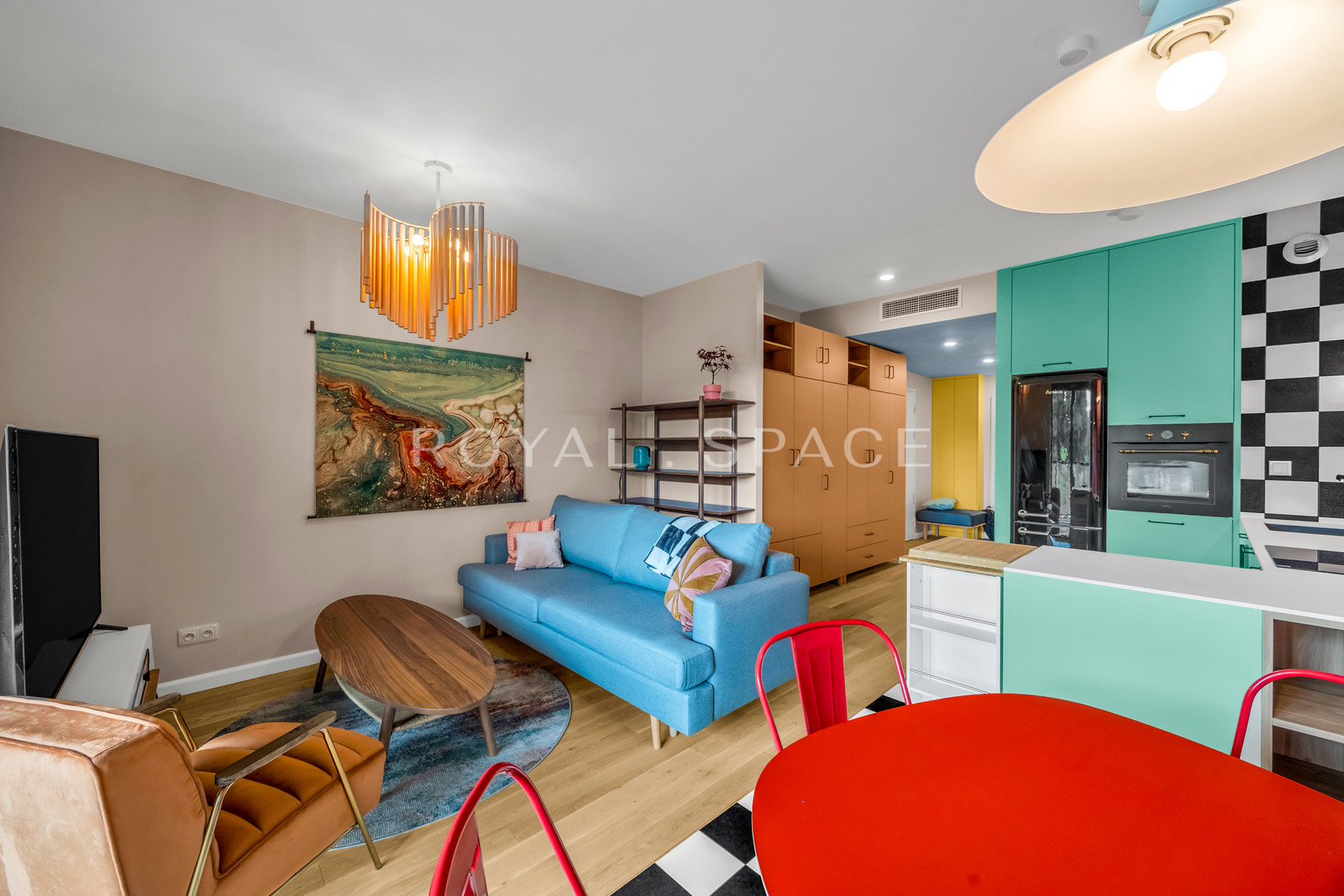 Designerski apartament z loggią | Wola