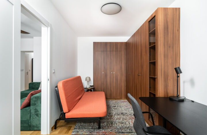 Mid-century style apartment in the center!