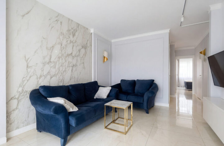 Elegancki apartament z tarasem z widokiem na Wisłę