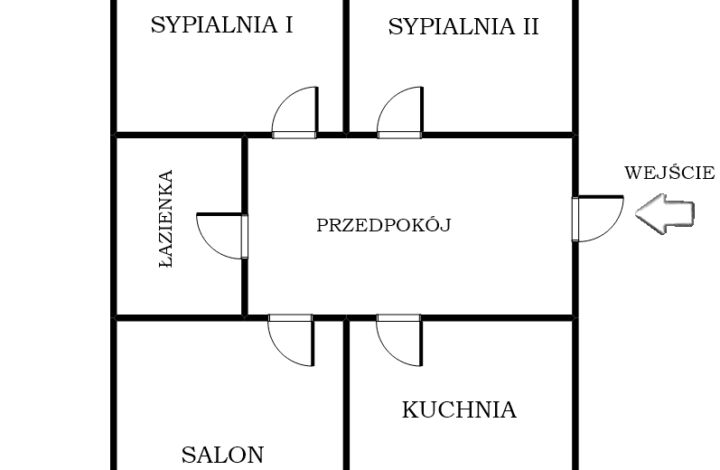 Comfortable 3-room flat in the heart of Krakow!