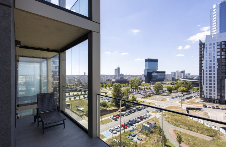 Apartment with balcony | 8th floor | City Centr