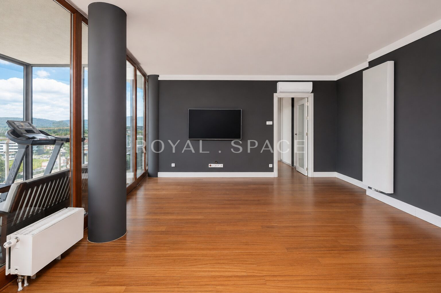 Apartament z przeszkleniami w Tarasy Verona