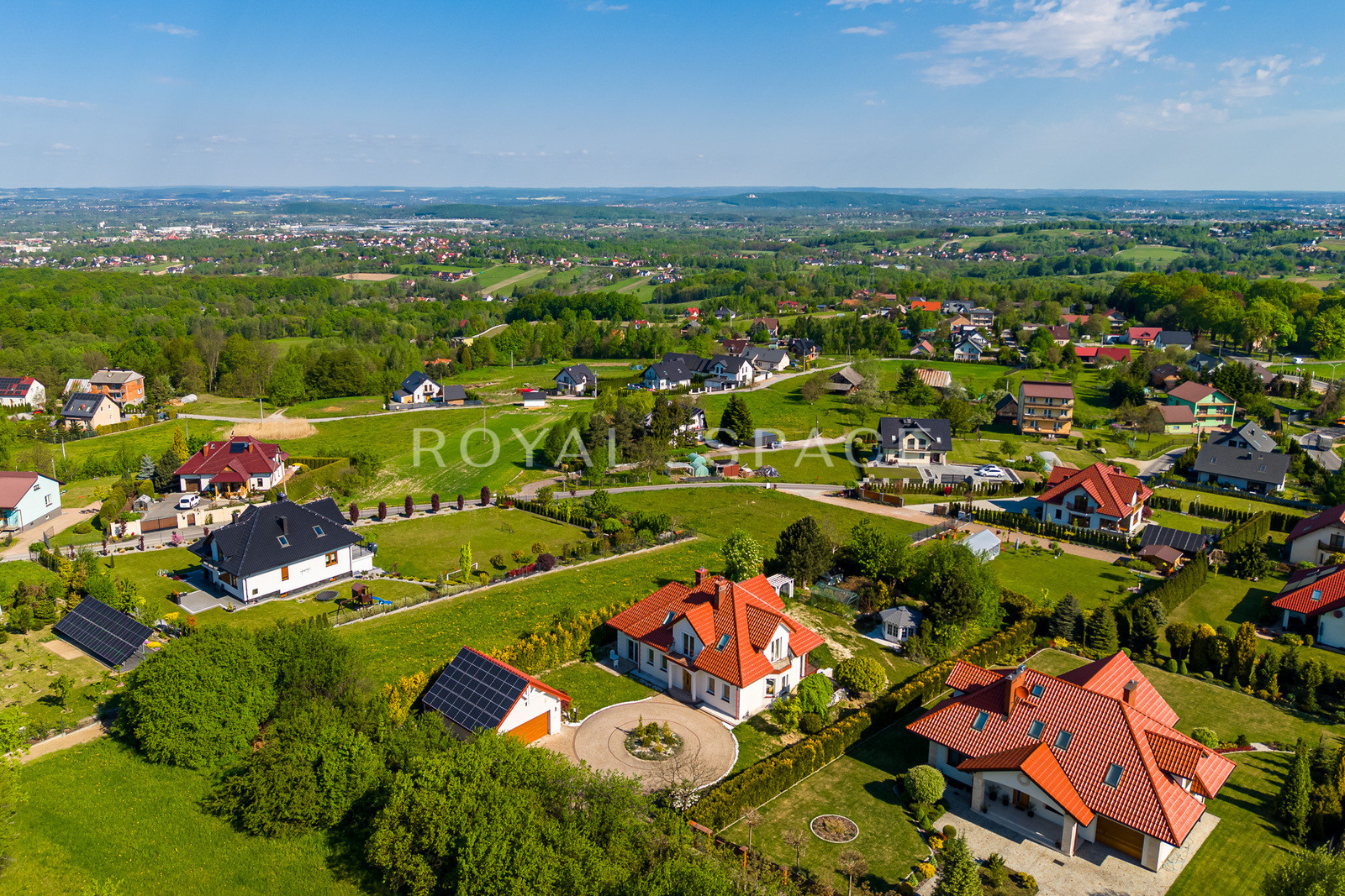 Rezydencja z widokiem na panoramę Krakowa