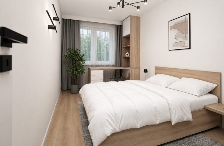 Functional and modern apartment with a balcony!
