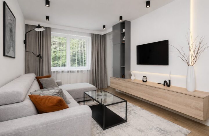 Functional and modern apartment with a balcony!