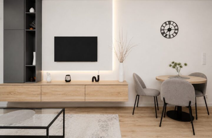 Functional and modern apartment with a balcony!
