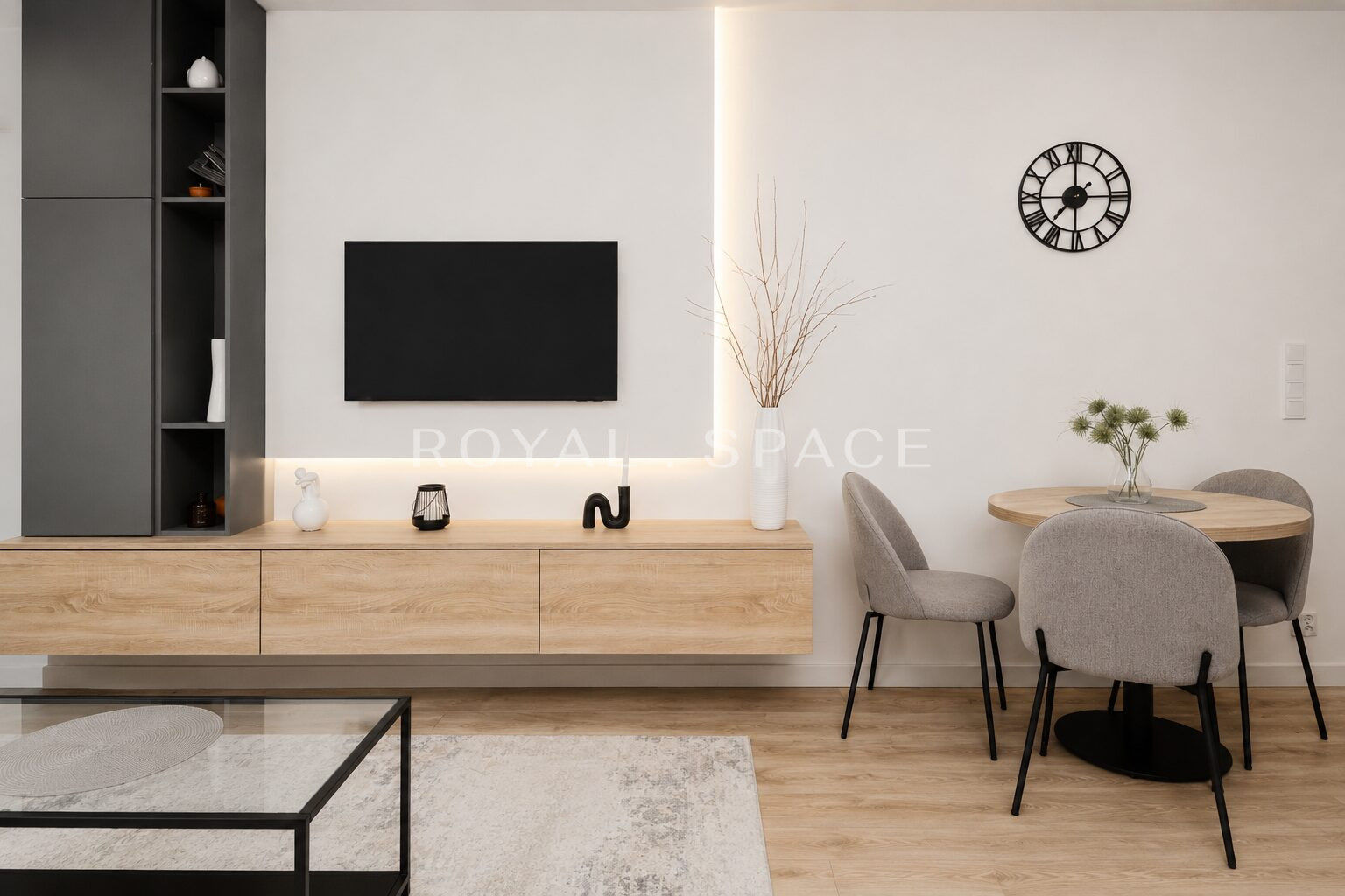 Functional and modern apartment with a balcony!