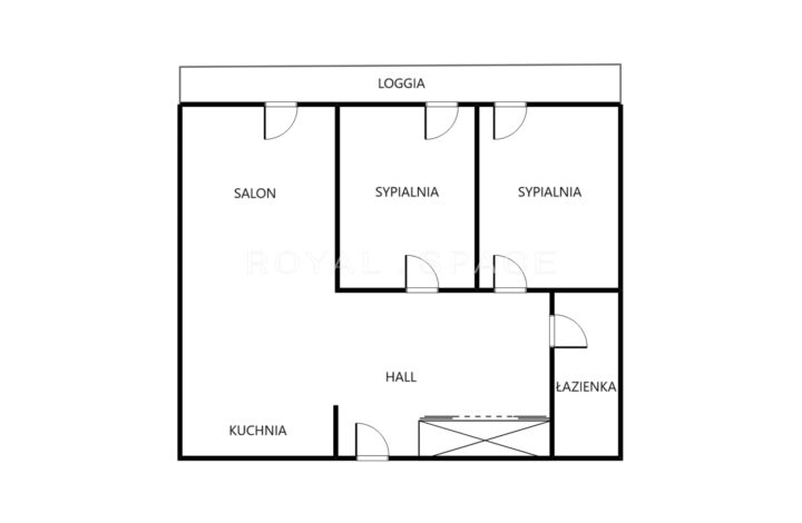 Jasny apartament z szeroką loggią | Grzybowska