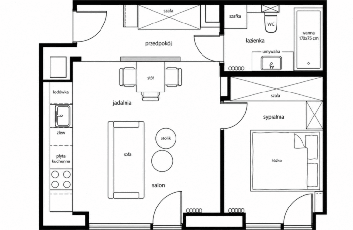 Stylowy apartament w nowej inwestycji Chmielna Duo