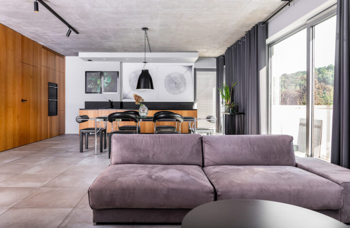 Nowoczesny apartament z widokowym ogrodem na dachu